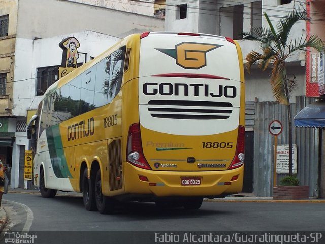 Empresa Gontijo de Transportes 18805 na cidade de Aparecida, São Paulo, Brasil, por Fabio Alcantara. Número da foto: #3217546.
