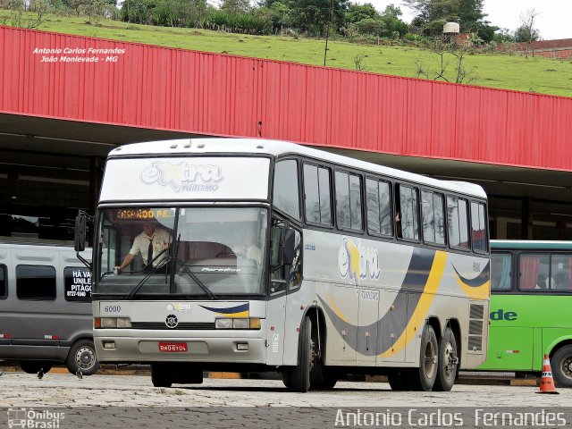 Extra Turismo Transporte Fretamento 6000 na cidade de João Monlevade, Minas Gerais, Brasil, por Antonio Carlos Fernandes. Número da foto: #3216285.