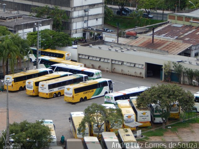 Empresa Gontijo de Transportes Garagem Central na cidade de Belo Horizonte, Minas Gerais, Brasil, por André Luiz Gomes de Souza. ID da foto: 3217804.