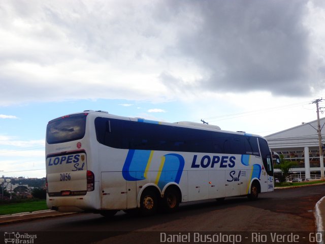 LopeSul Transportes - Lopes e Oliveira Transportes e Turismo - Lopes Sul 2056 na cidade de Rio Verde, Goiás, Brasil, por Daniel Henrique. Número da foto: #3215974.
