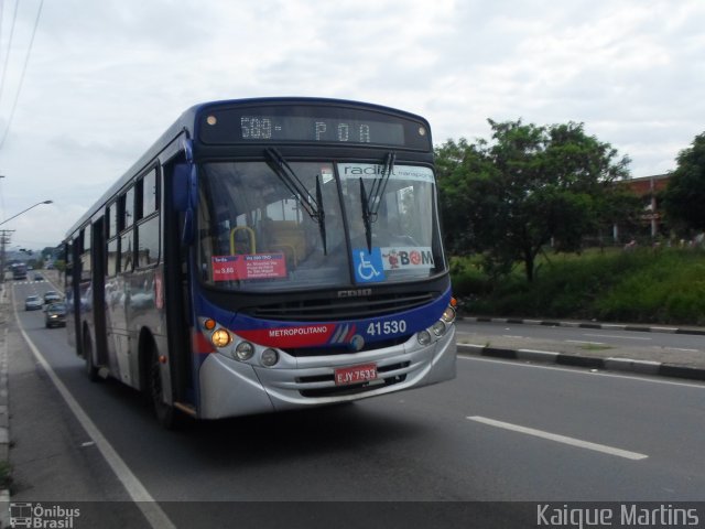 Radial Transporte Coletivo 41.530 na cidade de Itaquaquecetuba, São Paulo, Brasil, por Kaique Martins. ID da foto: 3217123.