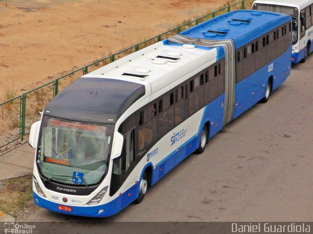 Transol Transportes Coletivos 0321 na cidade de Florianópolis, Santa Catarina, Brasil, por Daniel Guardiola. Número da foto: #3218600.