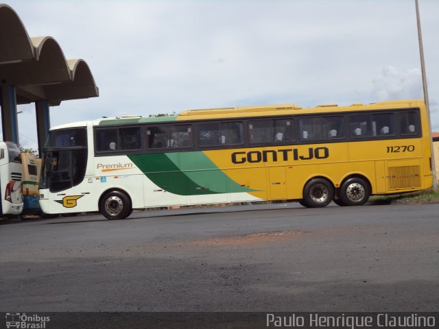 Empresa Gontijo de Transportes 11270 na cidade de Montes Claros, Minas Gerais, Brasil, por Paulo Henrique Claudino. ID da foto: 3218549.