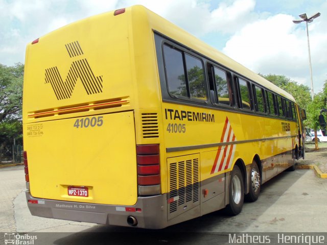 Viação Itapemirim 41005 na cidade de São Paulo, São Paulo, Brasil, por Matheus Henrique. ID da foto: 3218881.