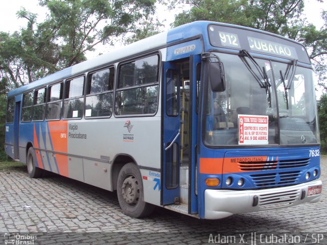 Viação Piracicabana 7632 na cidade de Cubatão, São Paulo, Brasil, por Adam Xavier Rodrigues Lima. Número da foto: #3218274.
