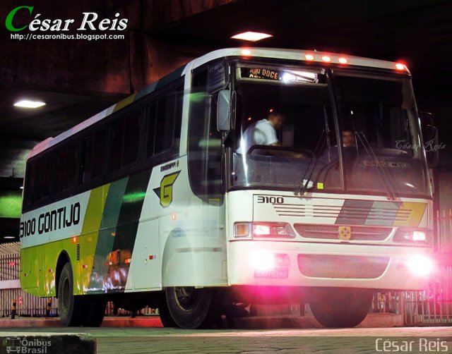 Empresa Gontijo de Transportes 3100 na cidade de Belo Horizonte, Minas Gerais, Brasil, por César Ônibus. ID da foto: 3219393.