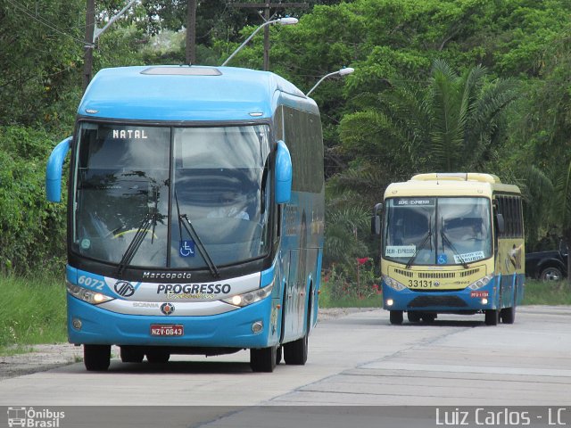 Auto Viação Progresso 6072 na cidade de Recife, Pernambuco, Brasil, por Luiz Carlos de Santana. Número da foto: #3218681.