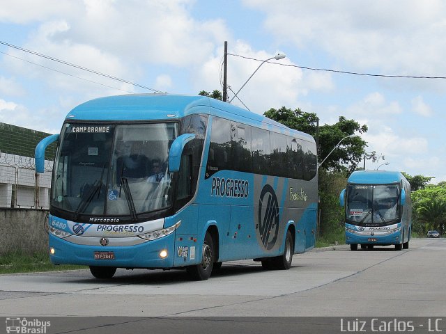 Auto Viação Progresso 6480 na cidade de Recife, Pernambuco, Brasil, por Luiz Carlos de Santana. Número da foto: #3218835.