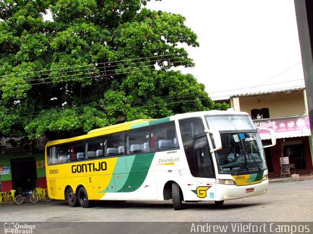 Empresa Gontijo de Transportes 12100 na cidade de Pirapora, Minas Gerais, Brasil, por Andrew Campos. ID da foto: 3221610.