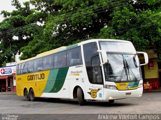 Empresa Gontijo de Transportes 12195 na cidade de Pirapora, Minas Gerais, Brasil, por Andrew Campos. Número da foto: #3221605.