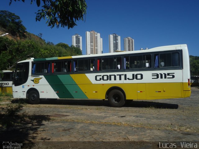 Empresa Gontijo de Transportes 3115 na cidade de Belo Horizonte, Minas Gerais, Brasil, por Lucas Vieira. ID da foto: 3221732.