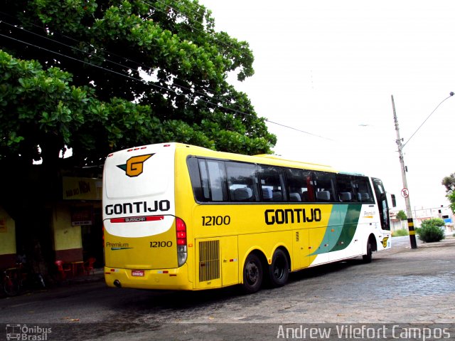 Empresa Gontijo de Transportes 12100 na cidade de Pirapora, Minas Gerais, Brasil, por Andrew Campos. ID da foto: 3221617.