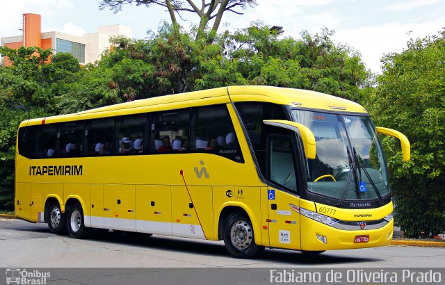 Viação Itapemirim 60777 na cidade de São Paulo, São Paulo, Brasil, por Fabiano de Oliveira Prado. ID da foto: 3220999.