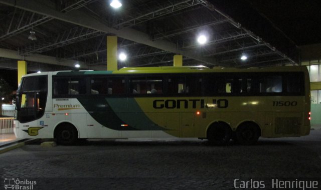 Empresa Gontijo de Transportes 11500 na cidade de Petrolina, Pernambuco, Brasil, por Carlos  Henrique. ID da foto: 3220392.