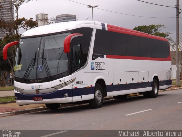 Breda Transportes e Serviços 1874 na cidade de Barueri, São Paulo, Brasil, por Michael  Alberto Vieira. Número da foto: #3222535.