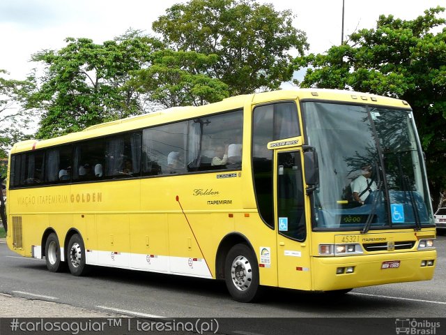 Viação Itapemirim 45321 na cidade de Teresina, Piauí, Brasil, por Carlos Aguiar ®. Número da foto: #3180223.