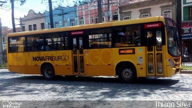 FAOL - Friburgo Auto Ônibus 058 na cidade de Nova Friburgo, Rio de Janeiro, Brasil, por Thiago Silva. ID da foto: 3180345.