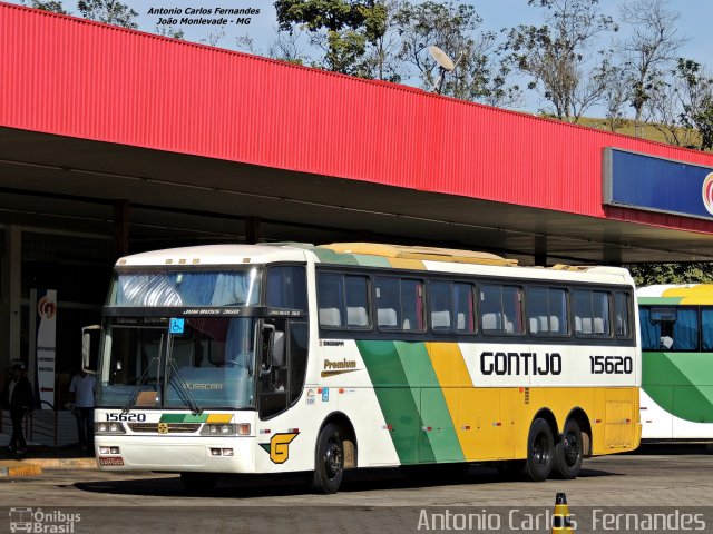 Empresa Gontijo de Transportes 15620 na cidade de João Monlevade, Minas Gerais, Brasil, por Antonio Carlos Fernandes. ID da foto: 3179971.