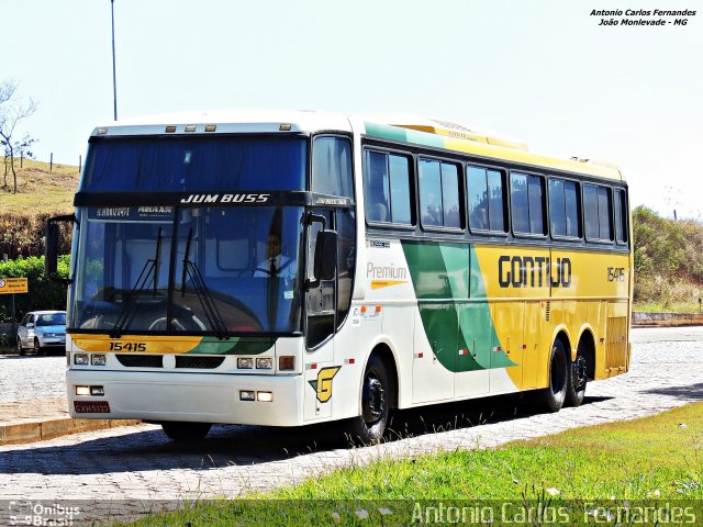 Empresa Gontijo de Transportes 15415 na cidade de João Monlevade, Minas Gerais, Brasil, por Antonio Carlos Fernandes. Número da foto: #3179921.