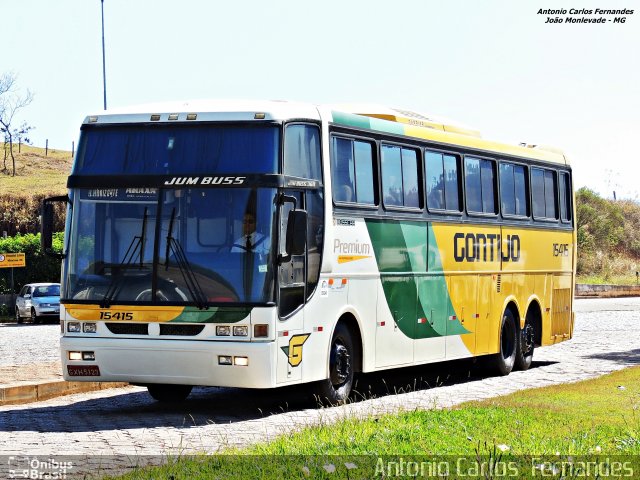 Empresa Gontijo de Transportes 15415 na cidade de João Monlevade, Minas Gerais, Brasil, por Antonio Carlos Fernandes. ID da foto: 3179921.