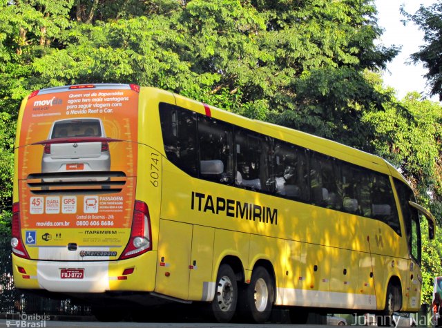 Viação Itapemirim 60741 na cidade de São Paulo, São Paulo, Brasil, por Johnny  Naki. ID da foto: 3180891.