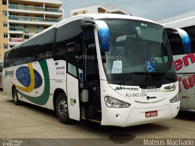 Marinho Transporte e Turismo RJ 542.004 na cidade de Angra dos Reis, Rio de Janeiro, Brasil, por Mateus Machado. Número da foto: #3180023.