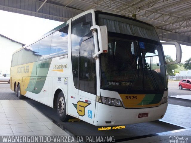 Empresa Gontijo de Transportes 11575 na cidade de Várzea da Palma, Minas Gerais, Brasil, por Wagner Gontijo Várzea da Palma-mg. Número da foto: #3180572.