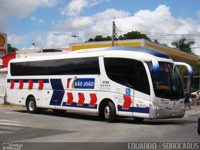 São João Votorantim - Sorotur Turismo 5100 na cidade de Sorocaba, São Paulo, Brasil, por EDUARDO - SOROCABUS. ID da foto: 3224270.