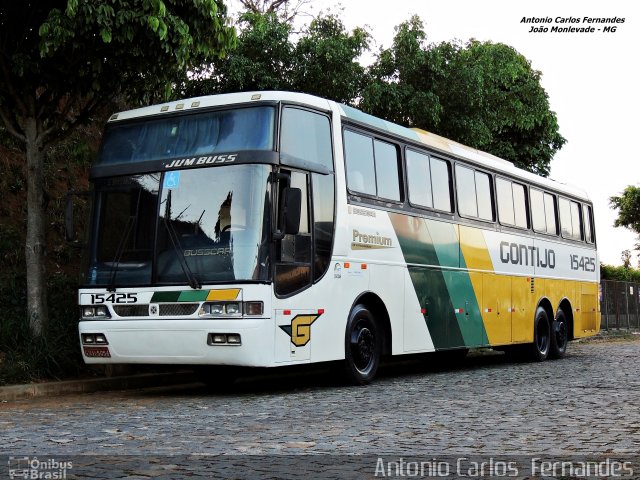 Empresa Gontijo de Transportes 15425 na cidade de João Monlevade, Minas Gerais, Brasil, por Antonio Carlos Fernandes. ID da foto: 3223804.