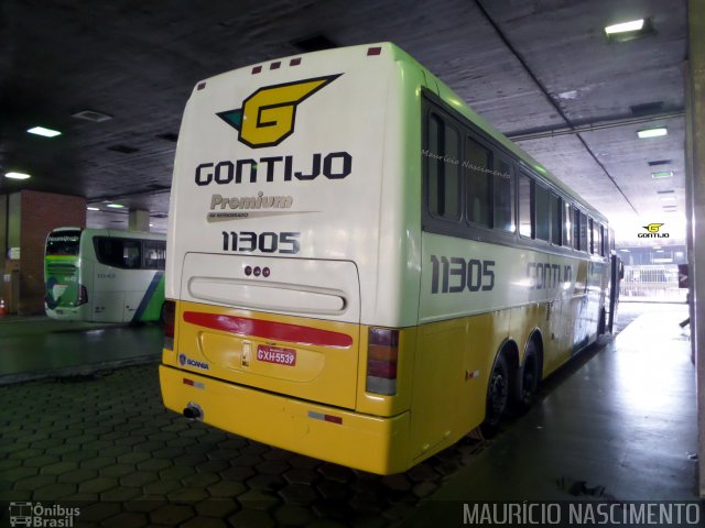 Empresa Gontijo de Transportes 11305 na cidade de Belo Horizonte, Minas Gerais, Brasil, por Maurício Nascimento. ID da foto: 3224525.