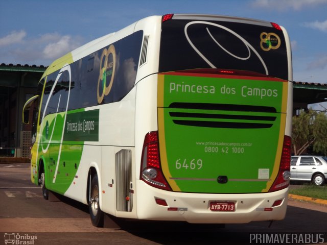 Expresso Princesa dos Campos 6469 na cidade de Cascavel, Paraná, Brasil, por Alexandre Rodrigo. ID da foto: 3223827.