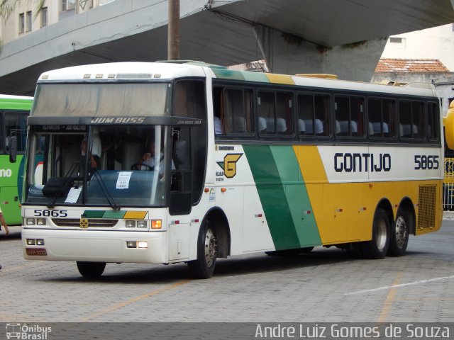 Empresa Gontijo de Transportes 5865 na cidade de Belo Horizonte, Minas Gerais, Brasil, por André Luiz Gomes de Souza. ID da foto: 3224541.