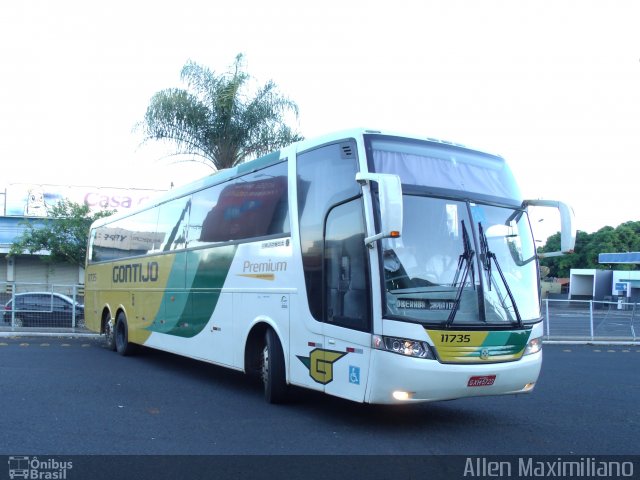 Empresa Gontijo de Transportes 11735 na cidade de Uberaba, Minas Gerais, Brasil, por Allen Maximiliano. ID da foto: 3222963.