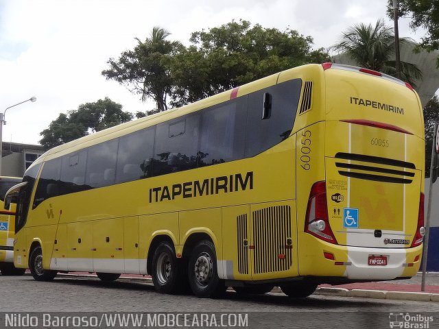 Viação Itapemirim 60055 na cidade de Fortaleza, Ceará, Brasil, por Nildo Barroso. ID da foto: 3223920.