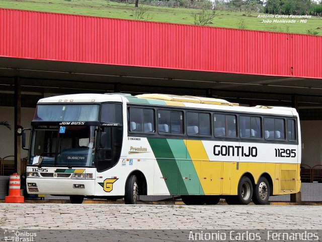 Empresa Gontijo de Transportes 11295 na cidade de João Monlevade, Minas Gerais, Brasil, por Antonio Carlos Fernandes. ID da foto: 3223174.