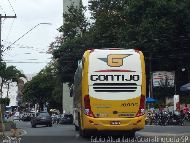 Empresa Gontijo de Transportes 18805 na cidade de Aparecida, São Paulo, Brasil, por Fabio Alcantara. Número da foto: #3224672.
