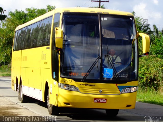 Viação Itapemirim 9513 na cidade de Recife, Pernambuco, Brasil, por Jonathan Silva. Número da foto: #3223080.