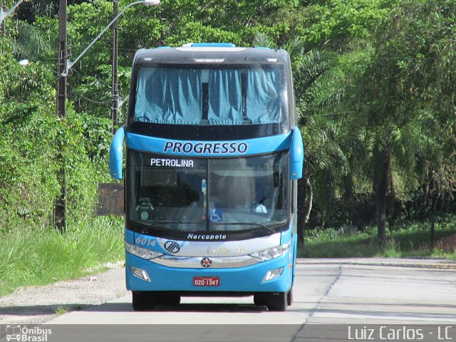 Auto Viação Progresso 6014 na cidade de Recife, Pernambuco, Brasil, por Luiz Carlos de Santana. Número da foto: #3226005.