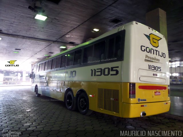 Empresa Gontijo de Transportes 11305 na cidade de Belo Horizonte, Minas Gerais, Brasil, por Maurício Nascimento. ID da foto: 3226934.