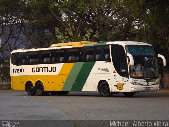 Empresa Gontijo de Transportes 17190 na cidade de São Paulo, São Paulo, Brasil, por Michael  Alberto Vieira. Número da foto: #3226375.