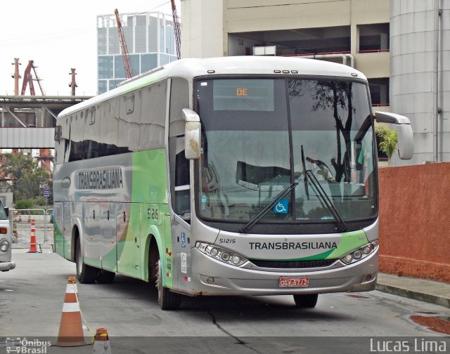 Transbrasiliana Transportes e Turismo 51215 na cidade de Rio de Janeiro, Rio de Janeiro, Brasil, por Lucas Lima. Número da foto: #3226323.