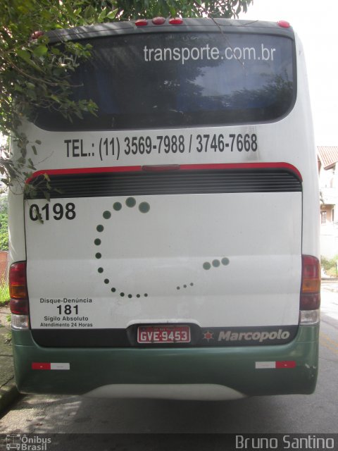 Coutinho Transporte 0198 na cidade de Taboão da Serra, São Paulo, Brasil, por Bruno Santino. Número da foto: #3225552.