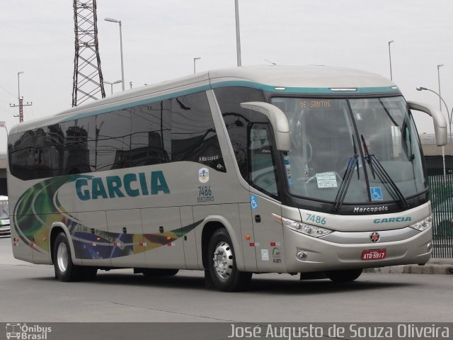 Viação Garcia 7486 na cidade de São Paulo, São Paulo, Brasil, por José Augusto de Souza Oliveira. Número da foto: #3225656.