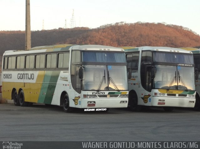 Empresa Gontijo de Transportes 15820 na cidade de Montes Claros, Minas Gerais, Brasil, por Wagner Gontijo Várzea da Palma-mg. ID da foto: 3224941.