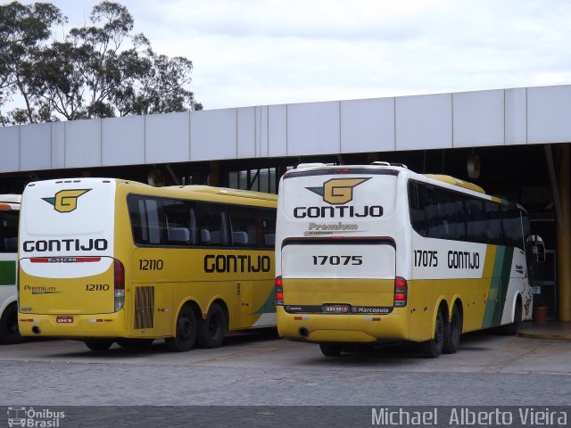 Empresa Gontijo de Transportes 17075 na cidade de Perdões, Minas Gerais, Brasil, por Michael  Alberto Vieira. Número da foto: #3226370.