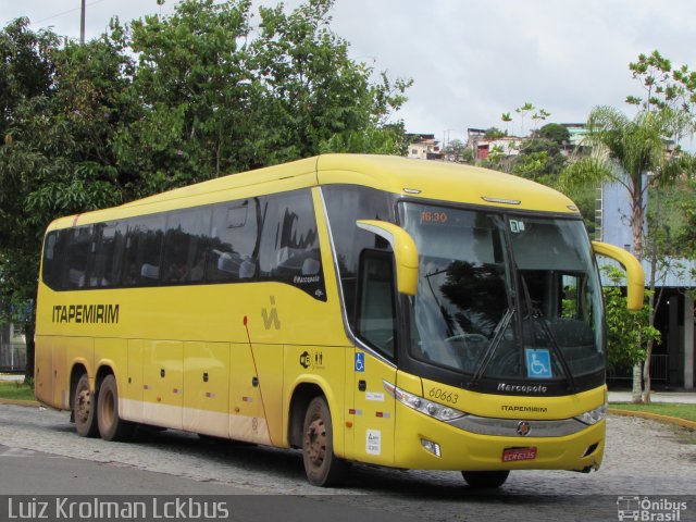 Viação Itapemirim 60663 na cidade de Juiz de Fora, Minas Gerais, Brasil, por Luiz Krolman. ID da foto: 3226145.