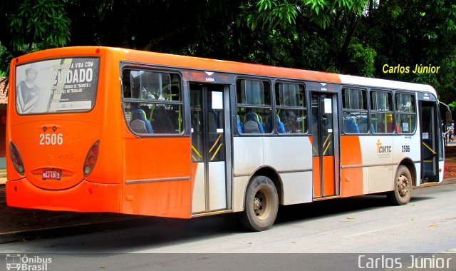 HP Transportes Coletivos 2506 na cidade de Aparecida de Goiânia, Goiás, Brasil, por Carlos Júnior. Número da foto: #3228981.