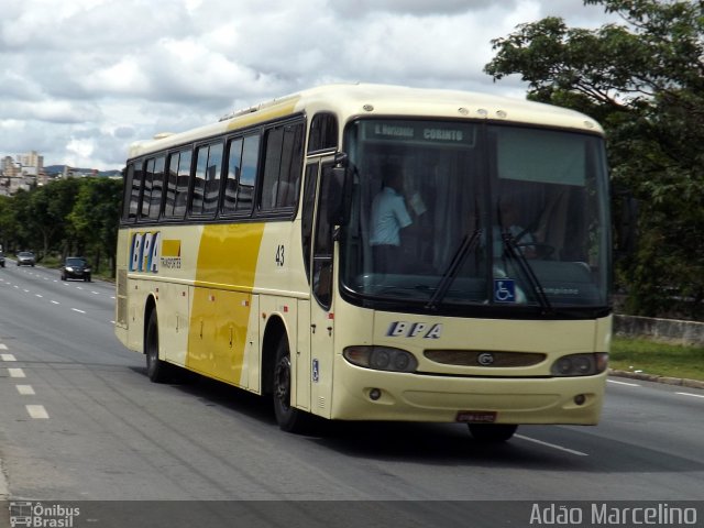 BPA Transportes 43 na cidade de Belo Horizonte, Minas Gerais, Brasil, por Adão Raimundo Marcelino. ID da foto: 3229425.