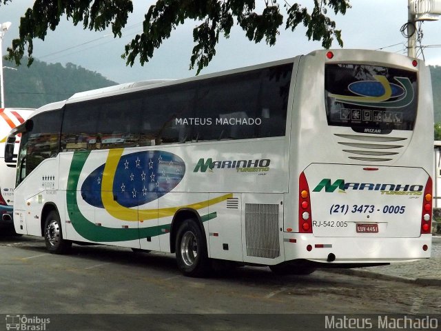 Marinho Transporte e Turismo RJ 542.005 na cidade de Angra dos Reis, Rio de Janeiro, Brasil, por Mateus Machado. ID da foto: 3228020.