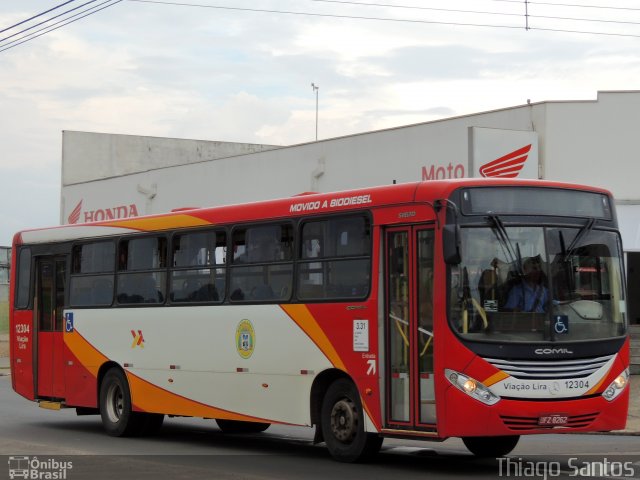 Viação Lira 12304 na cidade de Hortolândia, São Paulo, Brasil, por Thiago Santos. Número da foto: #3230038.